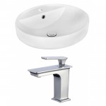 18.1-in. W Bathroom Vessel Sink Set_AI-18058