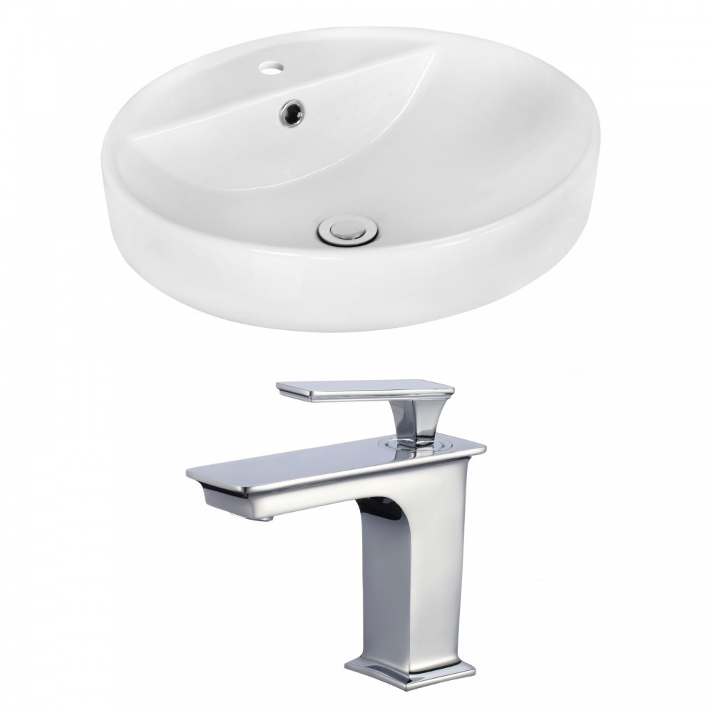 18.1-in. W Bathroom Vessel Sink Set_AI-18058