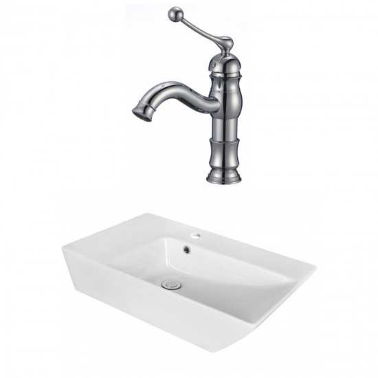 25.5-in. W Bathroom Vessel Sink Set_AI-18065