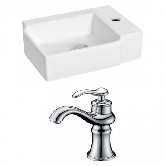 16.25-in. W Bathroom Vessel Sink Set_AI-15195