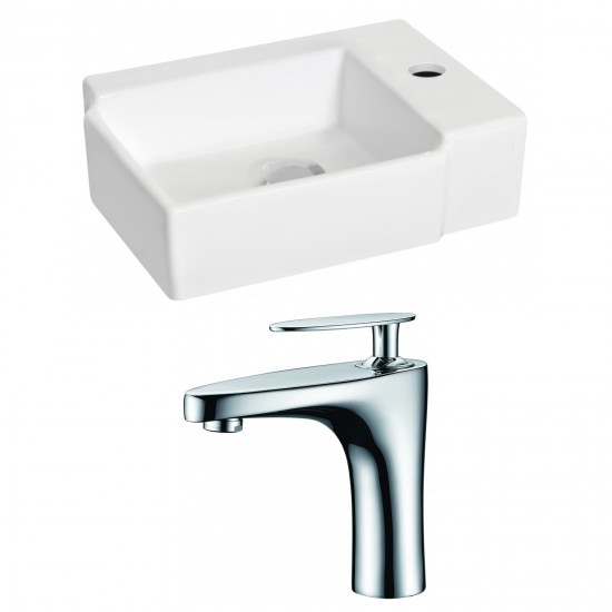 16.25-in. W Bathroom Vessel Sink Set_AI-15196