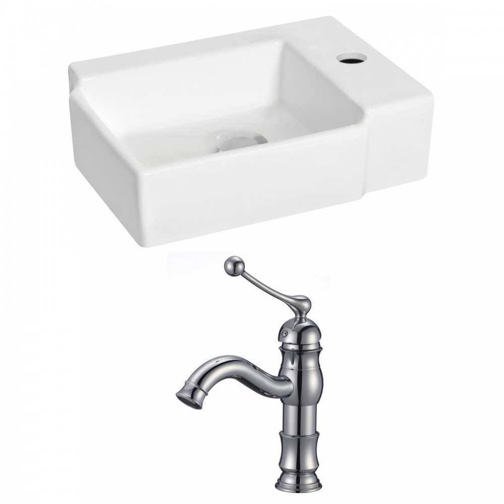 16.25-in. W Bathroom Vessel Sink Set_AI-15200