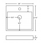 19-in. W Bathroom Vessel Sink Set_AI-22444