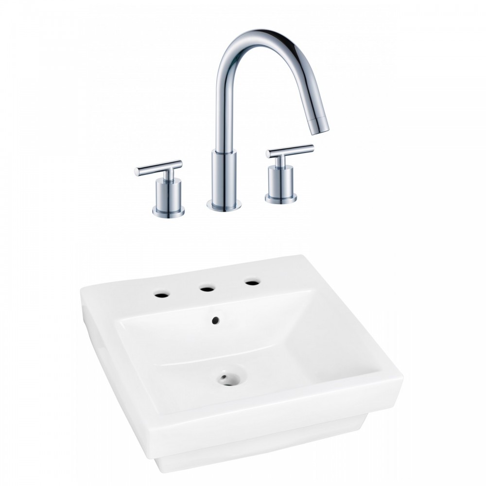 19-in. W Bathroom Vessel Sink Set_AI-22455