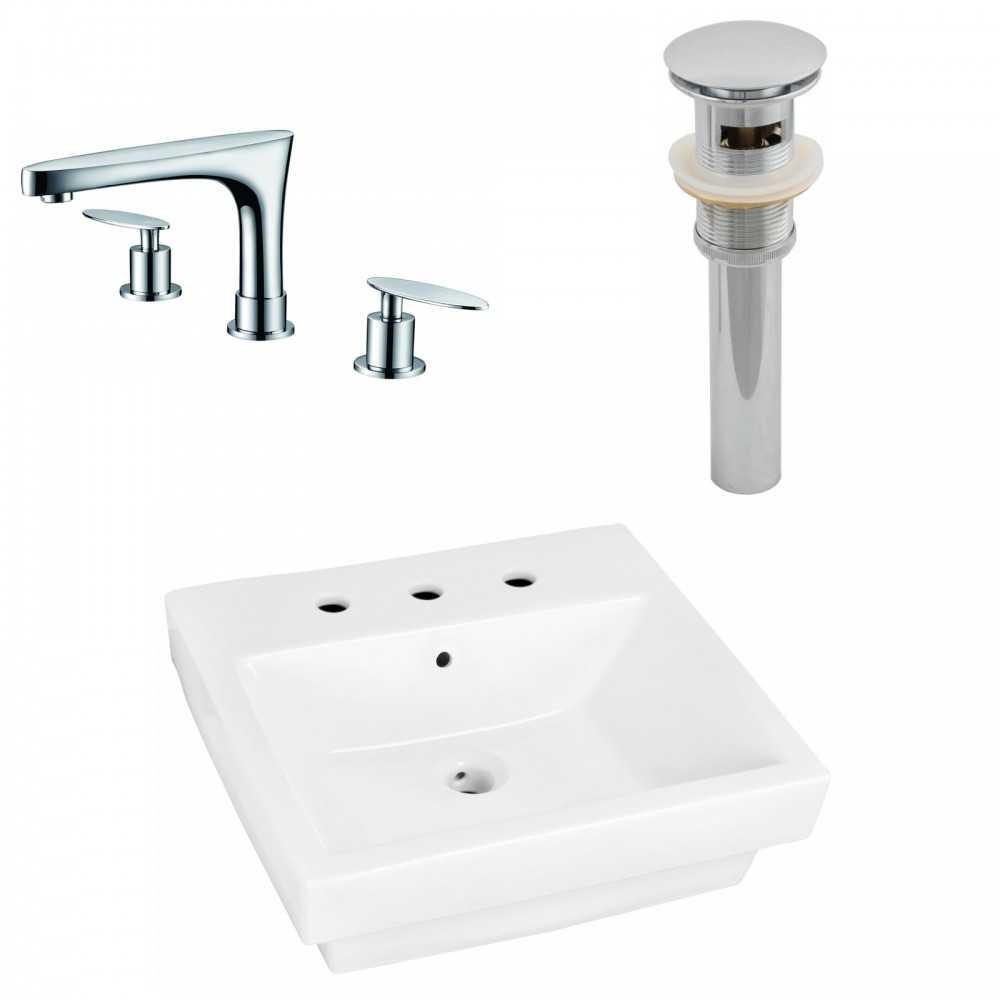 19-in. W Bathroom Vessel Sink Set_AI-26451