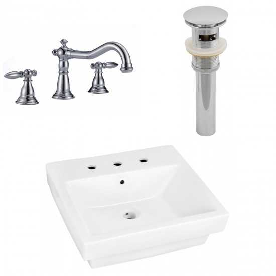 19-in. W Bathroom Vessel Sink Set_AI-26453