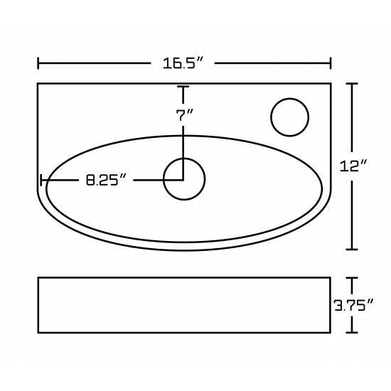 16.5-in. W Bathroom Vessel Sink Set_AI-22464