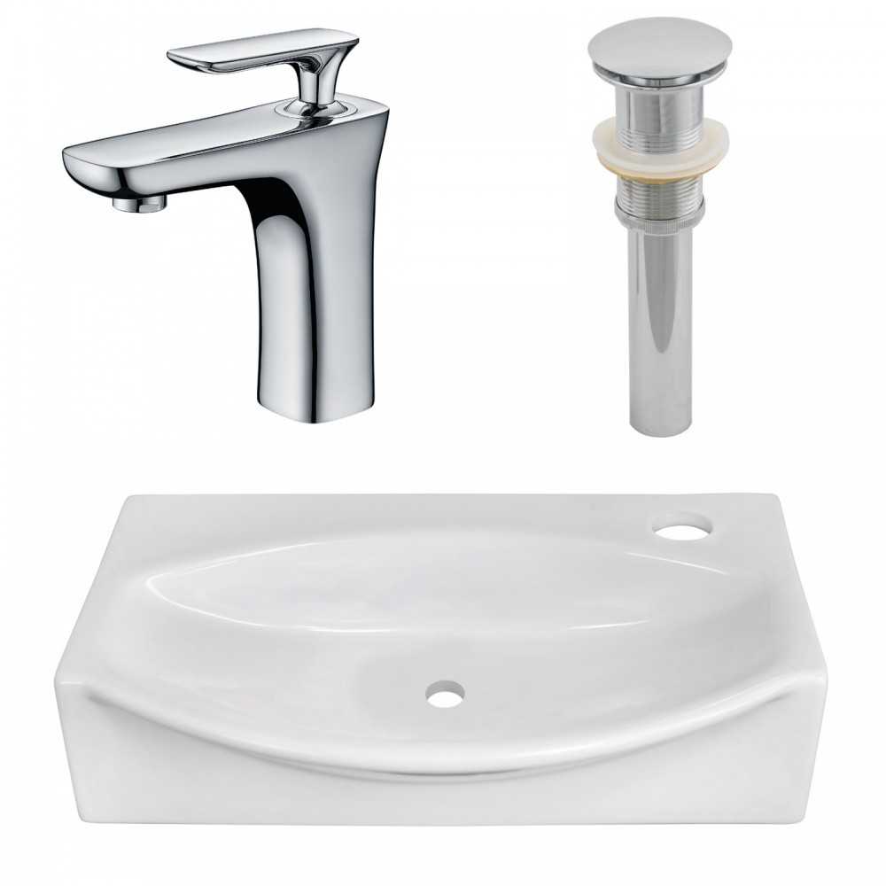 16.5-in. W Bathroom Vessel Sink Set_AI-26464