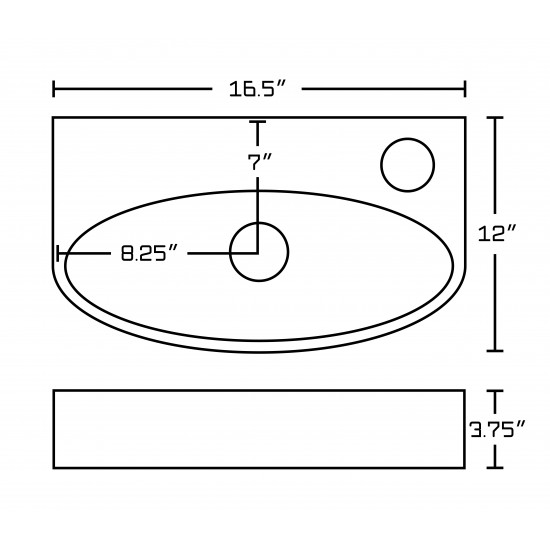 16.5-in. W Bathroom Vessel Sink Set_AI-26465