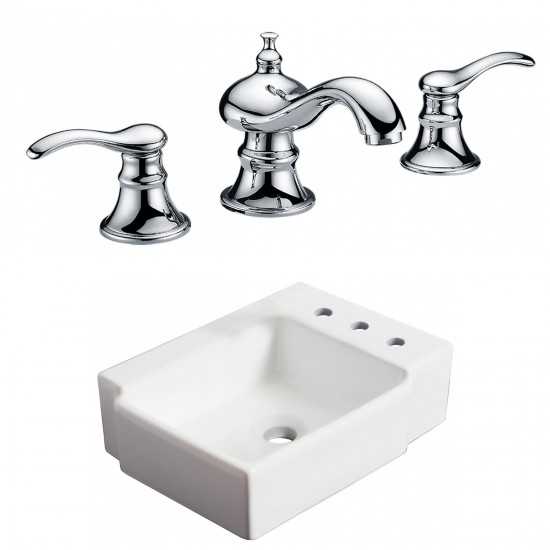 16.25-in. W Bathroom Vessel Sink Set_AI-22564