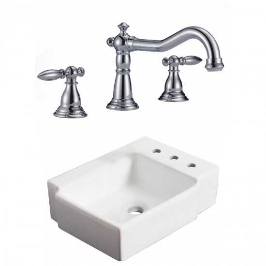 16.25-in. W Bathroom Vessel Sink Set_AI-22567