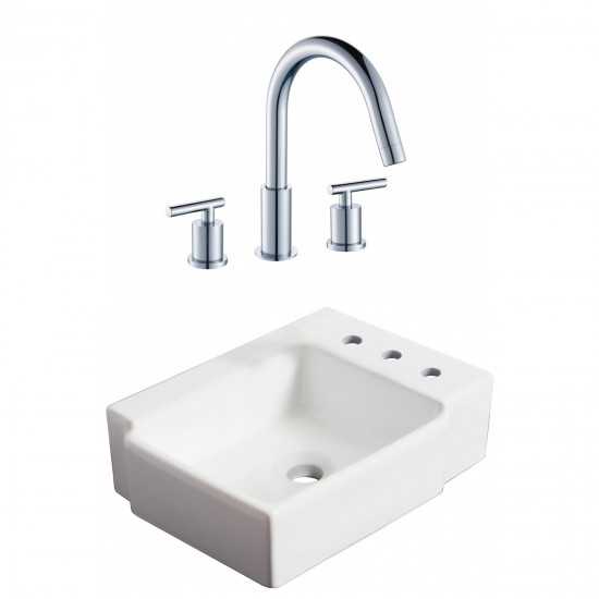 16.25-in. W Bathroom Vessel Sink Set_AI-22568