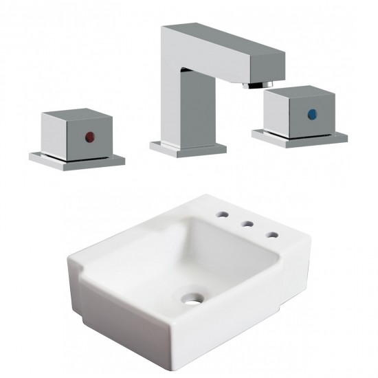 16.25-in. W Bathroom Vessel Sink Set_AI-22569