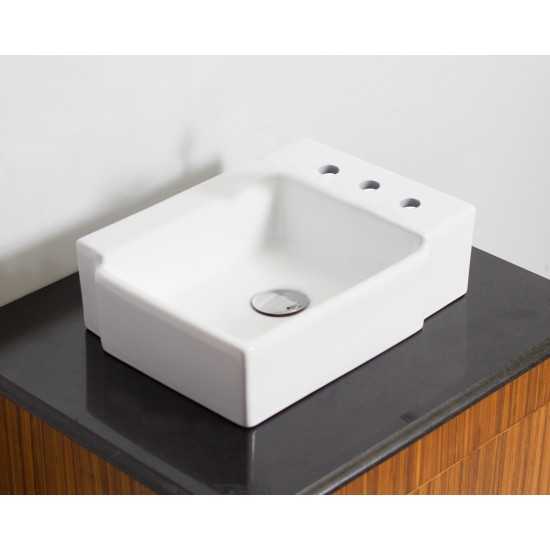 16.25-in. W Bathroom Vessel Sink Set_AI-22569