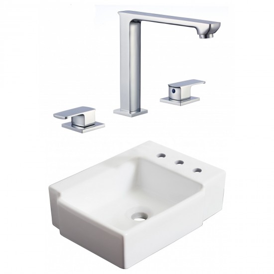 16.25-in. W Bathroom Vessel Sink Set_AI-22570