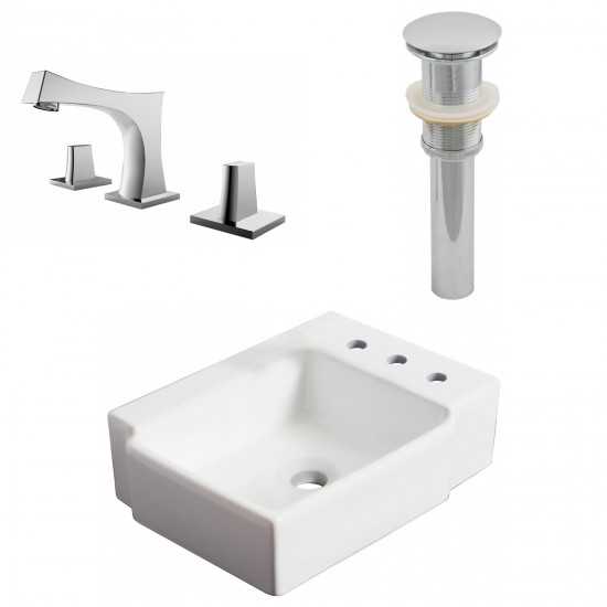 16.25-in. W Bathroom Vessel Sink Set_AI-26523