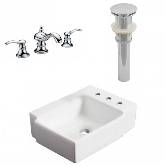 16.25-in. W Bathroom Vessel Sink Set_AI-26524