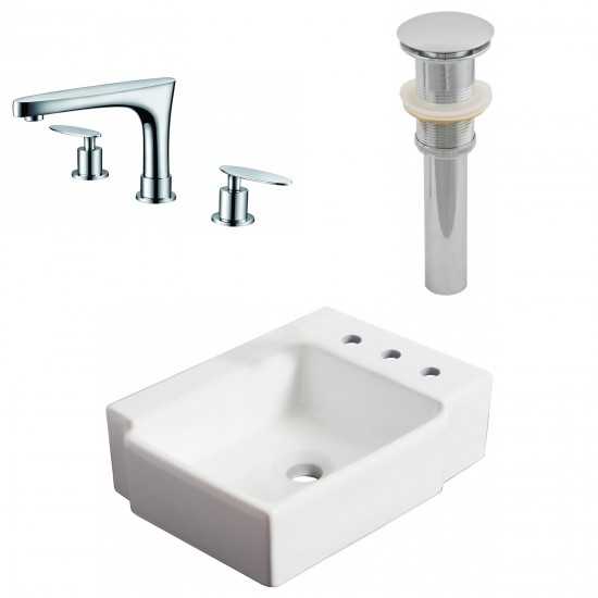 16.25-in. W Bathroom Vessel Sink Set_AI-26525