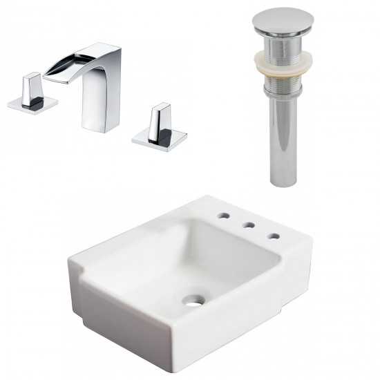 16.25-in. W Bathroom Vessel Sink Set_AI-26526