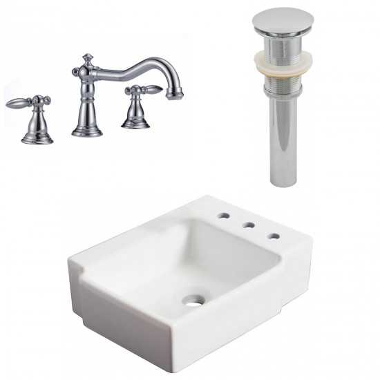 16.25-in. W Bathroom Vessel Sink Set_AI-26527