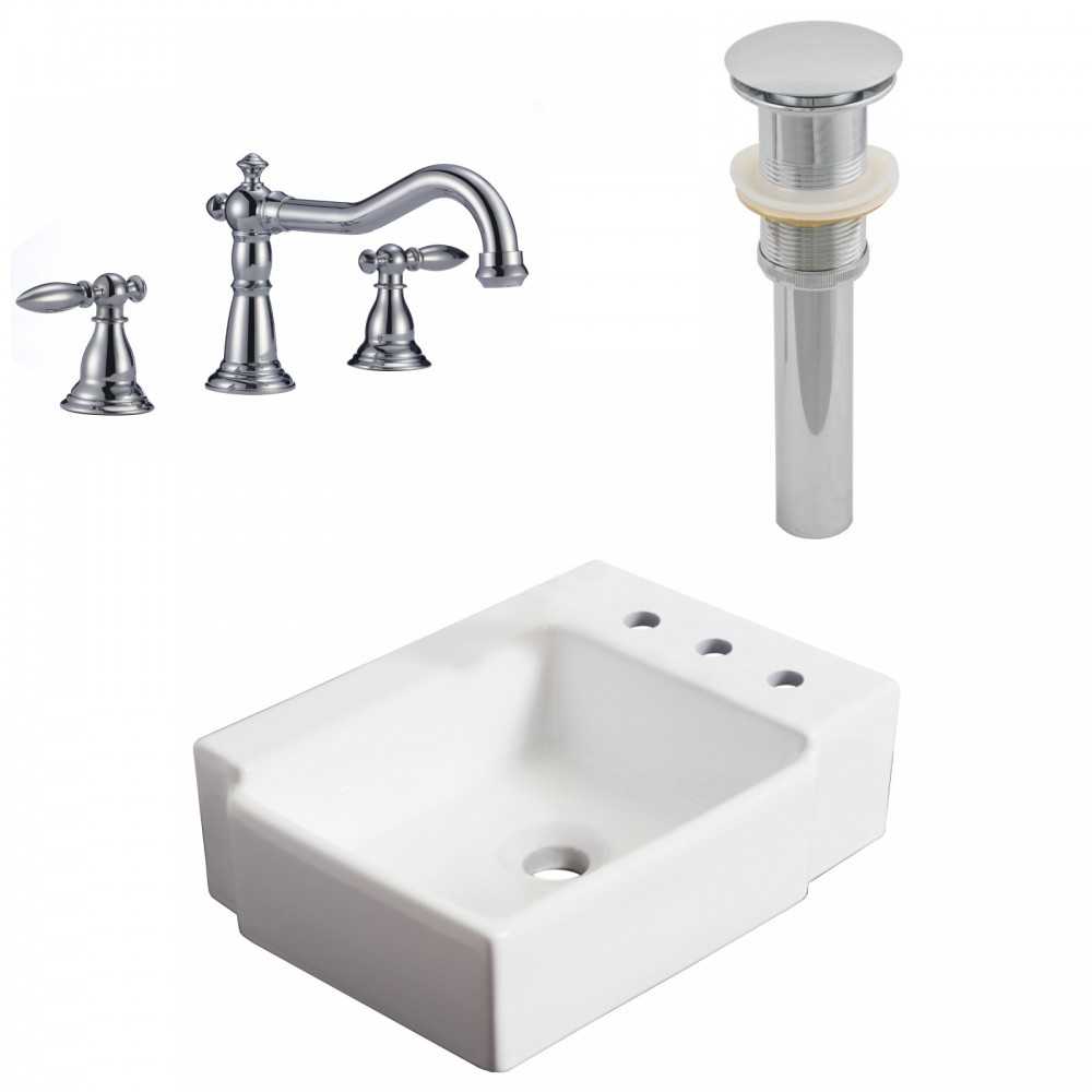 16.25-in. W Bathroom Vessel Sink Set_AI-26527
