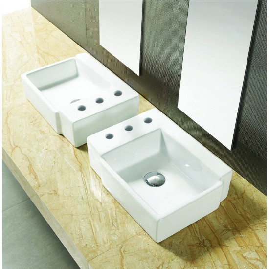 16.25-in. W Bathroom Vessel Sink Set_AI-26527