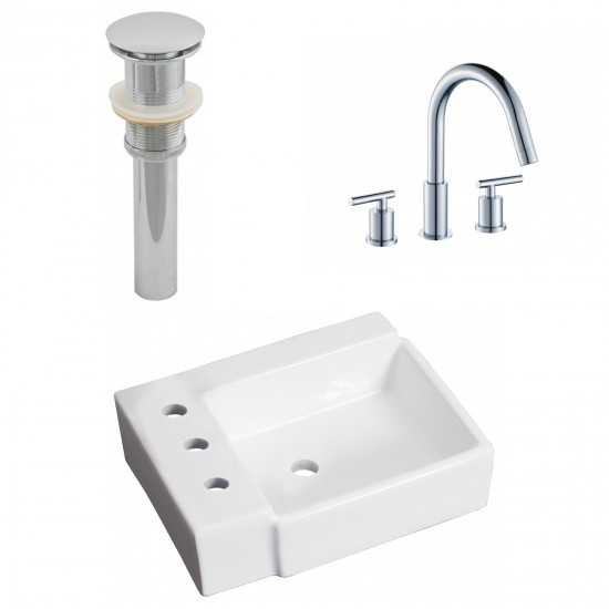 16.25-in. W Bathroom Vessel Sink Set_AI-26540