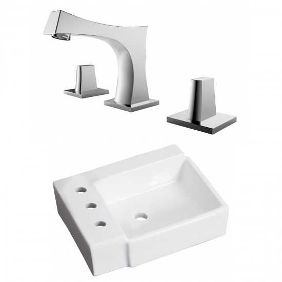 16.25-in. W Bathroom Vessel Sink Set_AI-22587