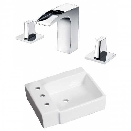 16.25-in. W Bathroom Vessel Sink Set_AI-22590