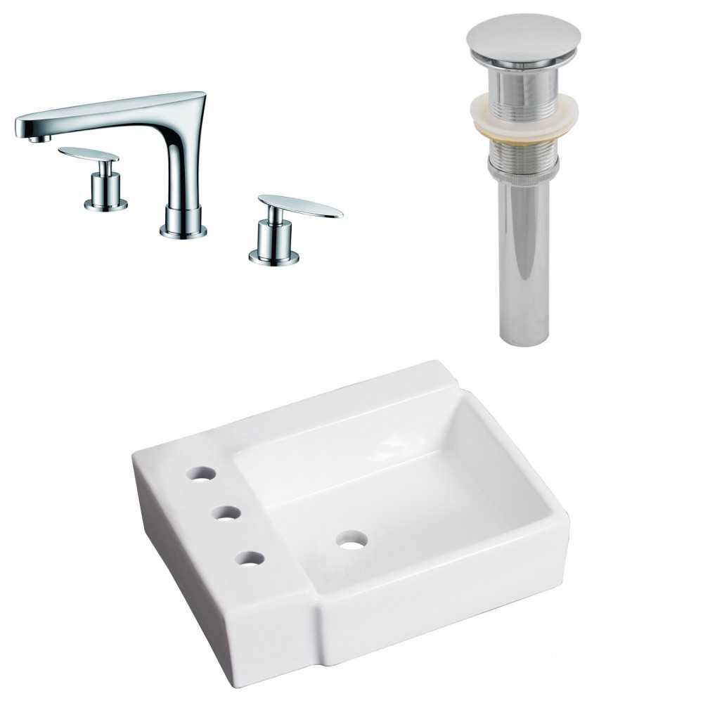 16.25-in. W Bathroom Vessel Sink Set_AI-26543