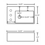 16.25-in. W Bathroom Vessel Sink Set_AI-26546