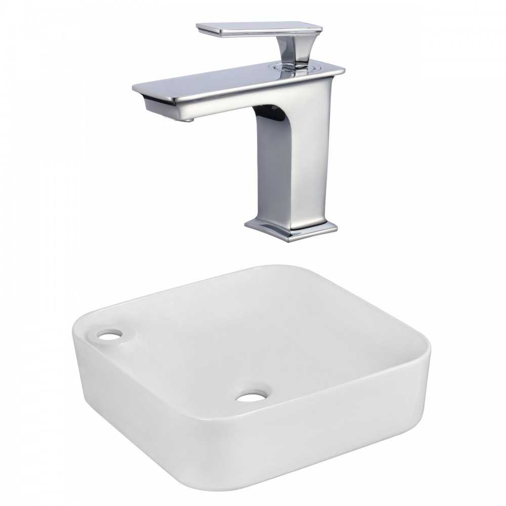 17-in. W Bathroom Vessel Sink Set_AI-22603