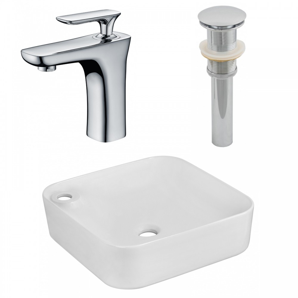 17-in. W Bathroom Vessel Sink Set_AI-26550