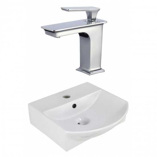 13.75-in. W Bathroom Vessel Sink Set_AI-22612