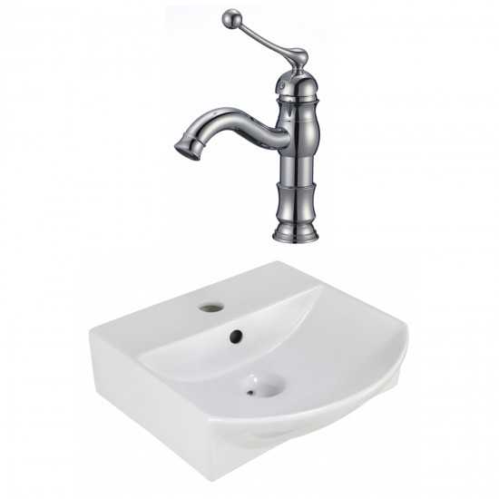 13.75-in. W Bathroom Vessel Sink Set_AI-22619