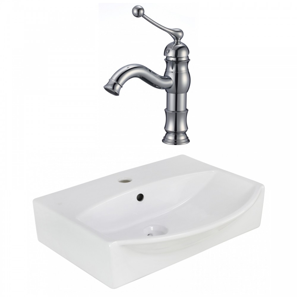 19.5-in. W Bathroom Vessel Sink Set_AI-22628