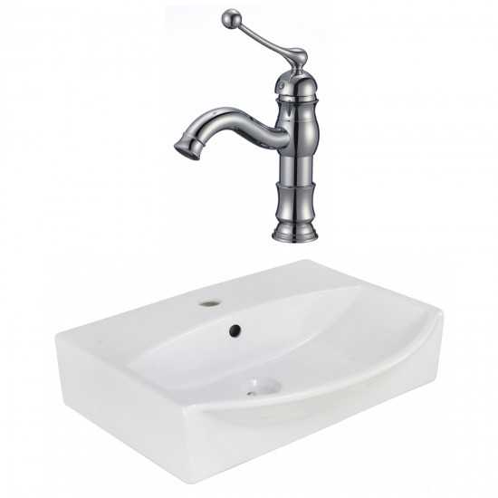 19.5-in. W Bathroom Vessel Sink Set_AI-22637