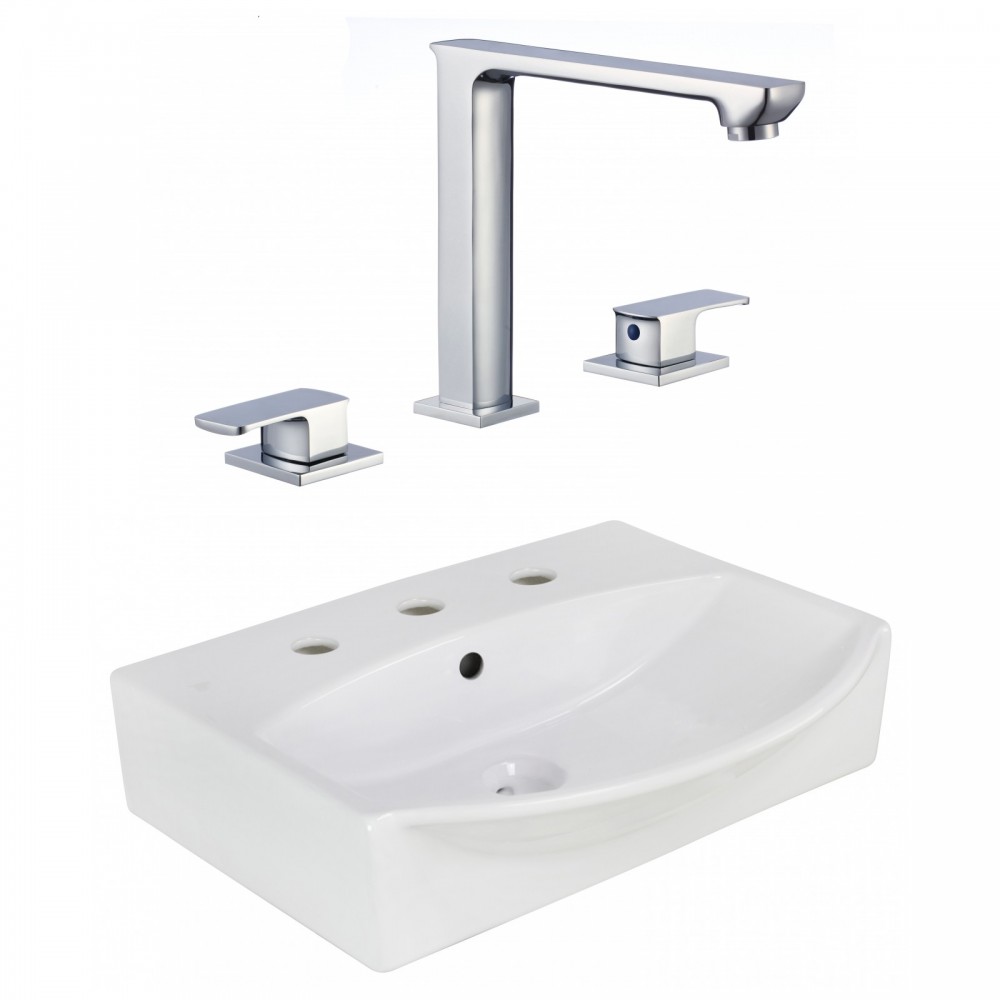 19.5-in. W Bathroom Vessel Sink Set_AI-22655