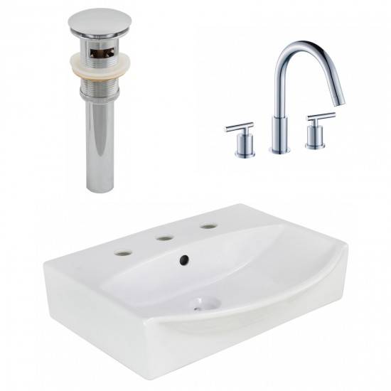 19.5-in. W Bathroom Vessel Sink Set_AI-26588