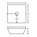 15.75-in. W Bathroom Vessel Sink Set_AI-26341