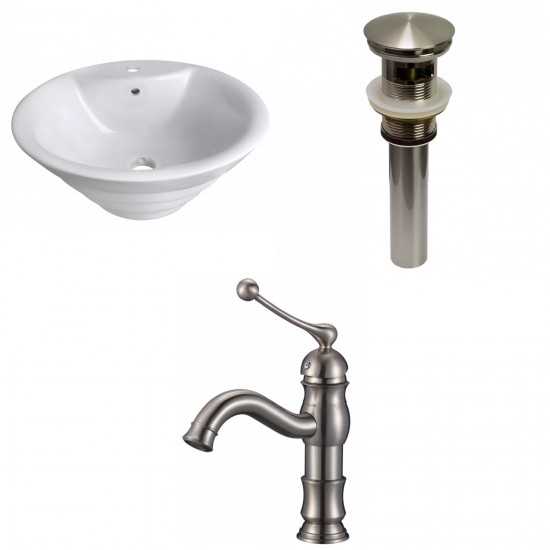 19.25-in. W Bathroom Vessel Sink Set_AI-30056