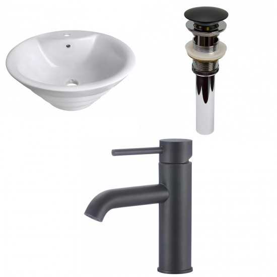 19.25-in. W Bathroom Vessel Sink Set_AI-30062