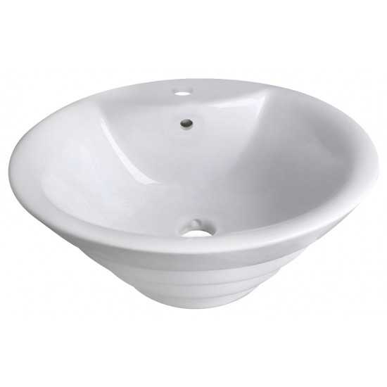 19.25-in. W Bathroom Vessel Sink Set_AI-30065