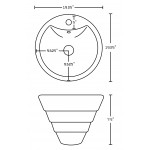 19.25-in. W Bathroom Vessel Sink Set_AI-30066