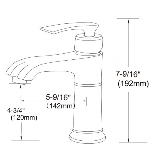 19.25-in. W Bathroom Vessel Sink Set_AI-30068