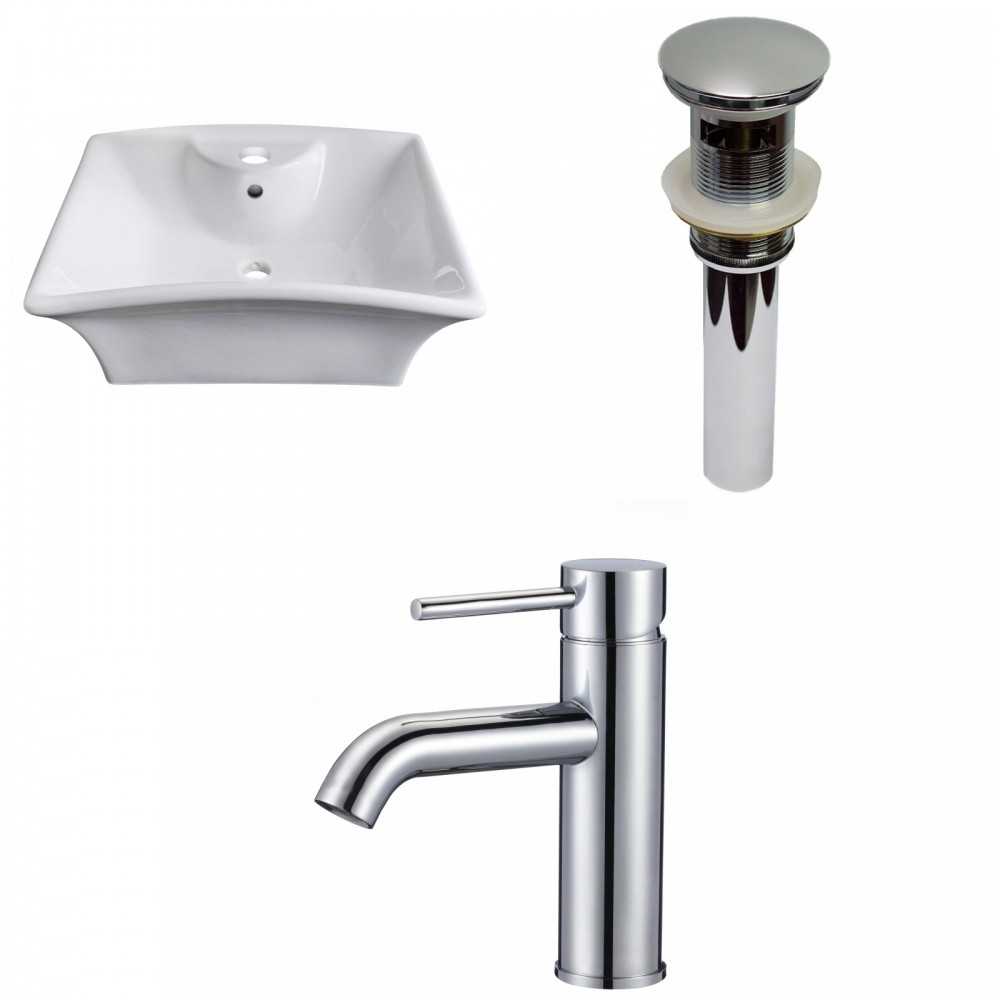 19.5-in. W Bathroom Vessel Sink Set_AI-30076