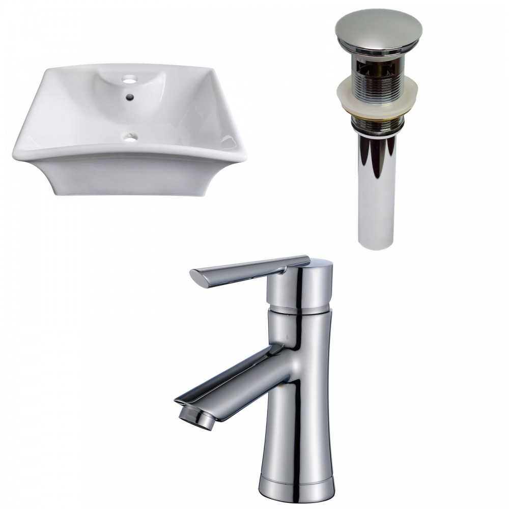 19.5-in. W Bathroom Vessel Sink Set_AI-30079