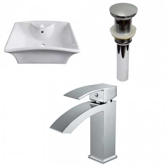 19.5-in. W Bathroom Vessel Sink Set_AI-30081