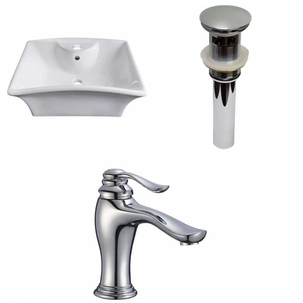 19.5-in. W Bathroom Vessel Sink Set_AI-30083