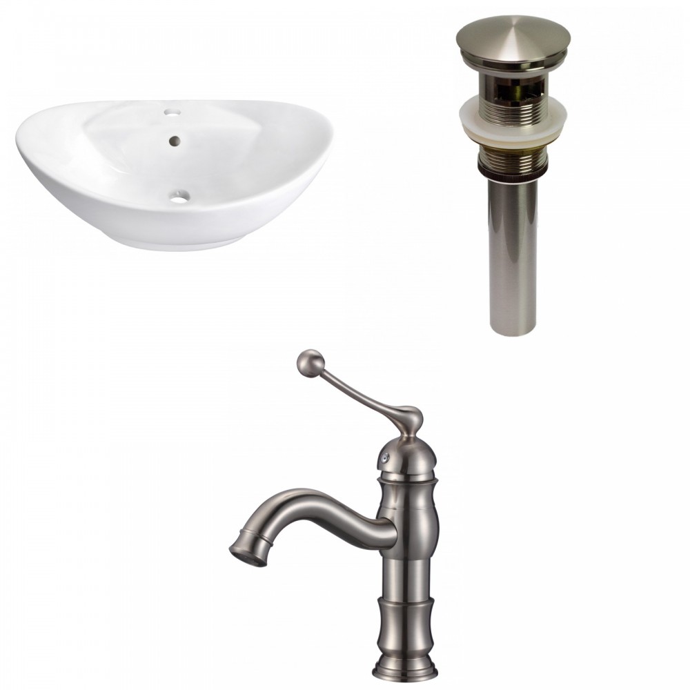 23-in. W Bathroom Vessel Sink Set_AI-30140